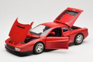 Ferrari Testarossa Červený Hot Wheels 1:18 23918 Kov – obrázek 2 z 8