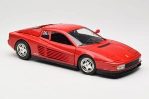 Ferrari Testarossa Červený Hot Wheels 1:18 23918 Kov – obrázek 6 z 8