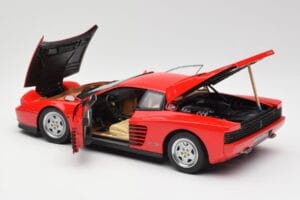 Ferrari Testarossa Červený Kyosho 1:18 08422R Kov – obrázek 5 z 8
