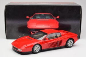 Ferrari Testarossa Červený Kyosho 1:18 08422R Kov – obrázek 8 z 8