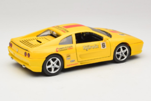 Ferrari F355 Berlinetta Racing Žlutý Solido 1:18 9009-Y1 Kov – obrázek 3 z 8