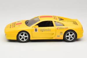 Ferrari F355 Berlinetta Racing Žlutý Solido 1:18 9009-Y1 Kov – obrázek 4 z 8