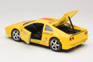 Ferrari F355 Berlinetta Racing Žlutý Solido 1:18 9009-Y1 Kov – obrázek 5 z 8