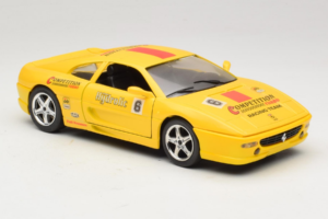 Ferrari F355 Berlinetta Racing Žlutý Solido 1:18 9009-Y1 Kov – obrázek 6 z 8