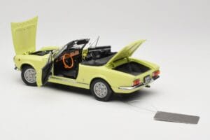 Fiat 124 Spider BS1 Žlutý Sun Star 1:18 4921 Kov – obrázek 5 z 8