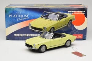 Fiat 124 Spider BS1 Žlutý Sun Star 1:18 4921 Kov – obrázek 8 z 8