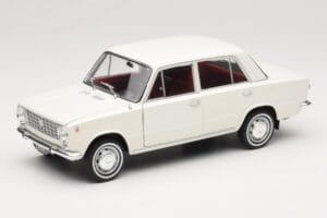 Fiat 124 Bílý IXO 1:18 18CMC205OP Kov