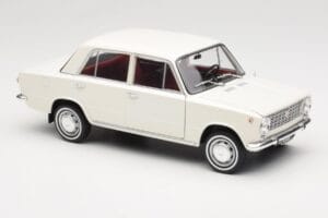 Fiat 124 Bílý IXO 1:18 18CMC205OP Kov – obrázek 6 z 8