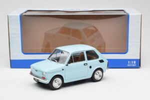 Fiat 126 Světle Modrý MCG 1:18 MCG18415 Kov – obrázek 6 z 6