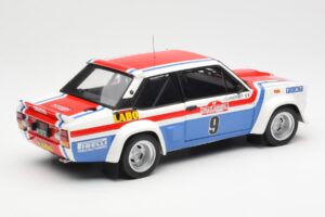 Fiat 131 Abarth Fiat France #9 J-C. Andruet / C. Delferrier Winner Rally Sanremo 1977 Kyosho 1:18 08375A Kov – obrázek 3 z 8