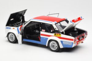 Fiat 131 Abarth Fiat France #9 J-C. Andruet / C. Delferrier Winner Rally Sanremo 1977 Kyosho 1:18 08375A Kov – obrázek 5 z 8