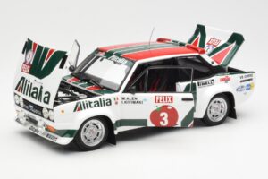 Fiat 131 Abarth #3 M. Alen / I. Kivimaki Winner Rally 1000 Lakes 1980 Kyosho 1:18 08376H Kov – obrázek 2 z 8