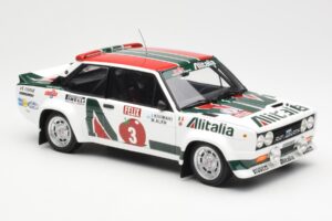 Fiat 131 Abarth #3 M. Alen / I. Kivimaki Winner Rally 1000 Lakes 1980 Kyosho 1:18 08376H Kov – obrázek 6 z 8