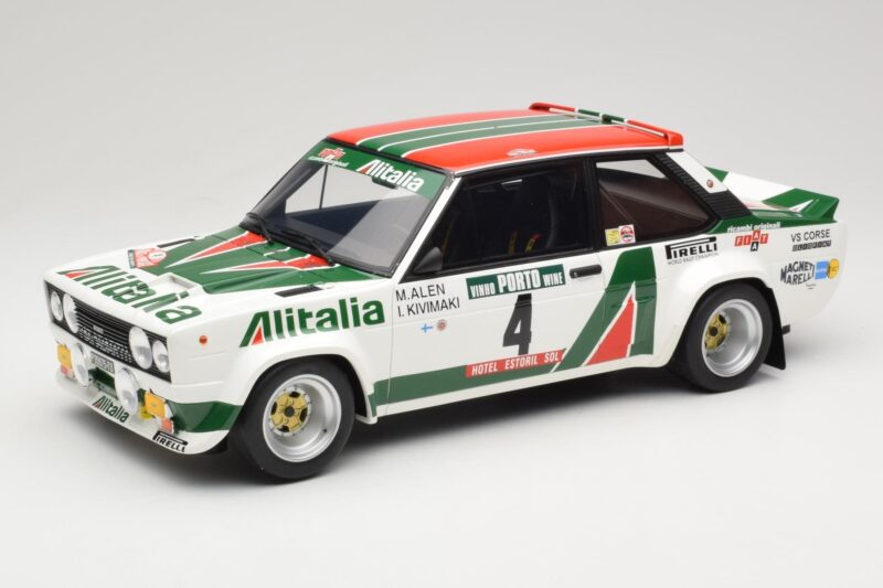 Fiat 131 Abarth #5 M. Alen / I. Kivimaki Rally Portugal 1978 Otto 1:12 G093 Pryskyřice