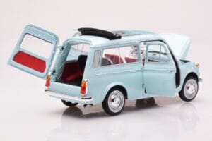 Fiat 500 Giardiniera Acquamarina Modrý Norev 1:18 187742 Kov – obrázek 2 z 7