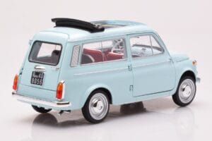 Fiat 500 Giardiniera Acquamarina Modrý Norev 1:18 187742 Kov – obrázek 3 z 7