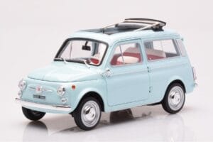 Fiat 500 Giardiniera Acquamarina Modrý Norev 1:18 187742 Kov
