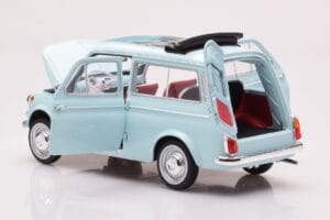 Fiat 500 Giardiniera Acquamarina Modrý Norev 1:18 187742 Kov – obrázek 5 z 7