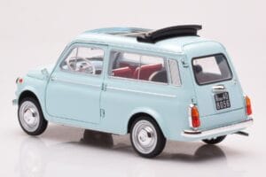 Fiat 500 Giardiniera Acquamarina Modrý Norev 1:18 187742 Kov – obrázek 7 z 7