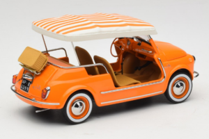 Fiat 500 Jolly Oranžový Norev 1:18 187791 Kov – obrázek 2 z 6