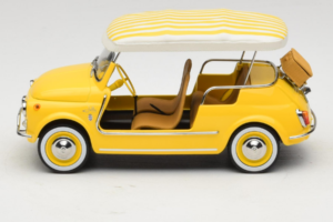 Fiat 500 Jolly Žlutý Norev 1:18 187790 Kov – obrázek 3 z 6