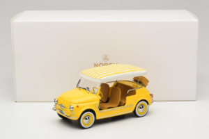 Fiat 500 Jolly Žlutý Norev 1:18 187790 Kov – obrázek 6 z 6