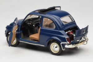 Fiat 500 L Modrý Bburago 1:18 3327 Kov – obrázek 5 z 8
