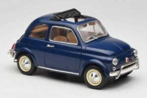 Fiat 500 L Modrý Bburago 1:18 3327 Kov – obrázek 6 z 8