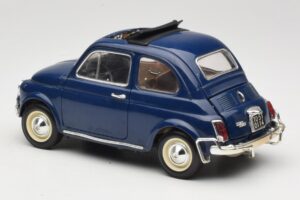 Fiat 500 L Modrý Bburago 1:18 3327 Kov – obrázek 7 z 8