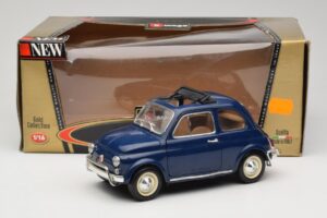 Fiat 500 L Modrý Bburago 1:18 3327 Kov – obrázek 8 z 8