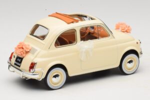 Fiat 500 L Slonovinová Wedding Gift Norev 1:18 187780 Kov – obrázek 2 z 6