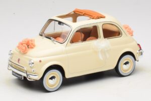 Fiat 500 L Slonovinová Wedding Gift Norev 1:18 187780 Kov