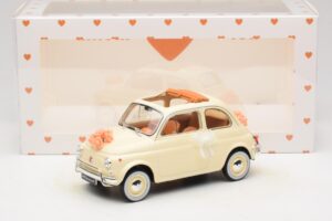 Fiat 500 L Slonovinová Wedding Gift Norev 1:18 187780 Kov – obrázek 6 z 6