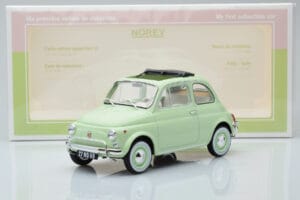 Fiat 500 L Světle Zelený Norev 1:18 187773 Kov – obrázek 6 z 6