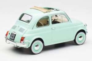 Fiat 500L Pastel Modrý Norev 1:18 187777 Kov – obrázek 2 z 6