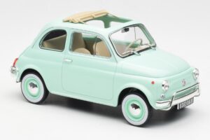 Fiat 500L Pastel Modrý Norev 1:18 187777 Kov – obrázek 4 z 6