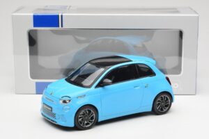 Abarth 500e Modrý IXO 1:18 MCG18499 Kov – obrázek 6 z 6