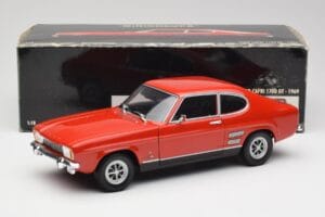 Ford Capri Mk1 1700 GT Červený Minichamps 1:18 180089001 Kov – obrázek 8 z 8