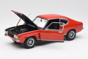 Ford Capri Mk1 2600 RS Červeno-Černý Minichamps 1:18 180089071 Kov – obrázek 2 z 8