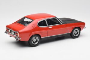 Ford Capri Mk1 2600 RS Červeno-Černý Minichamps 1:18 180089071 Kov – obrázek 3 z 8