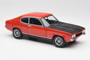 Ford Capri Mk1 2600 RS Červeno-Černý Minichamps 1:18 180089071 Kov – obrázek 6 z 8
