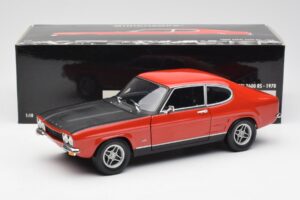 Ford Capri Mk1 2600 RS Červeno-Černý Minichamps 1:18 180089071 Kov – obrázek 8 z 8
