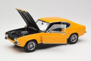 Ford Capri 2600 RS Signal Žlutý S Černou Minichamps 1:18 180089070 Kov – obrázek 2 z 8