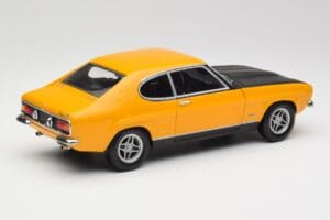 Ford Capri 2600 RS Signal Žlutý S Černou Minichamps 1:18 180089070 Kov – obrázek 3 z 8