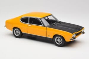 Ford Capri 2600 RS Signal Žlutý S Černou Minichamps 1:18 180089070 Kov – obrázek 6 z 8