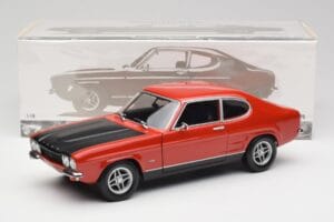 Ford Capri Mk1 RS 2600 Červený & Černý Minichamps 1:18 150089076 Kov – obrázek 8 z 8