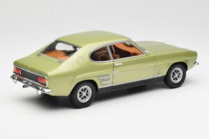 Ford Capri Mk1 Světle Zelená Metalíza Minichamps 1:18 18008900 Kov – obrázek 3 z 8