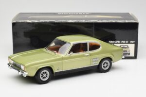 Ford Capri Mk1 Světle Zelená Metalíza Minichamps 1:18 18008900 Kov – obrázek 8 z 8