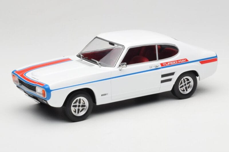 Ford Capri Mk1 GT Turbo Bílý MCG 1:18 MCG18539 Kov