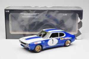 Ford Capri Mk1 RS 2600 #1 D. Glemser Ford Deutschland Winner Brno ETCC 1972 Minichamps 1:18 155728501 Kov – obrázek 6 z 6